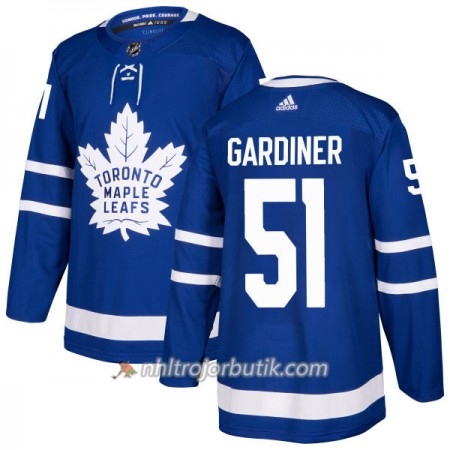 Män Ishockey Toronto Maple Leafs Tröja Jake Gardiner 51 Adidas 2017-2018 Blå Authentic